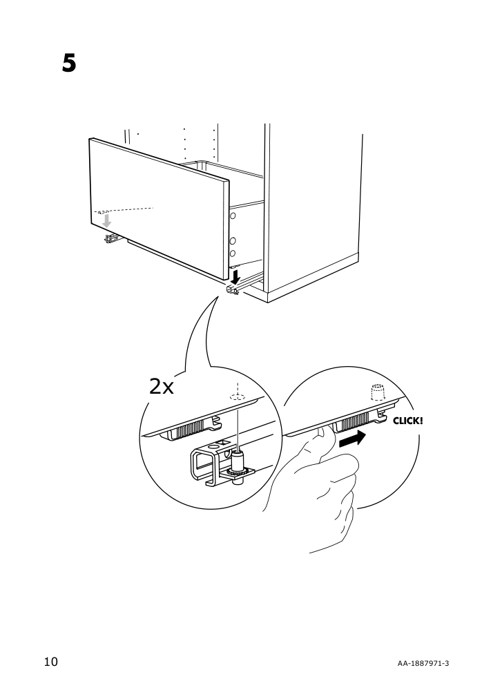 Assembly instructions for IKEA Besta drawer runner soft closing | Page 10 - IKEA BESTÅ storage combination w doors/drawers 193.246.22