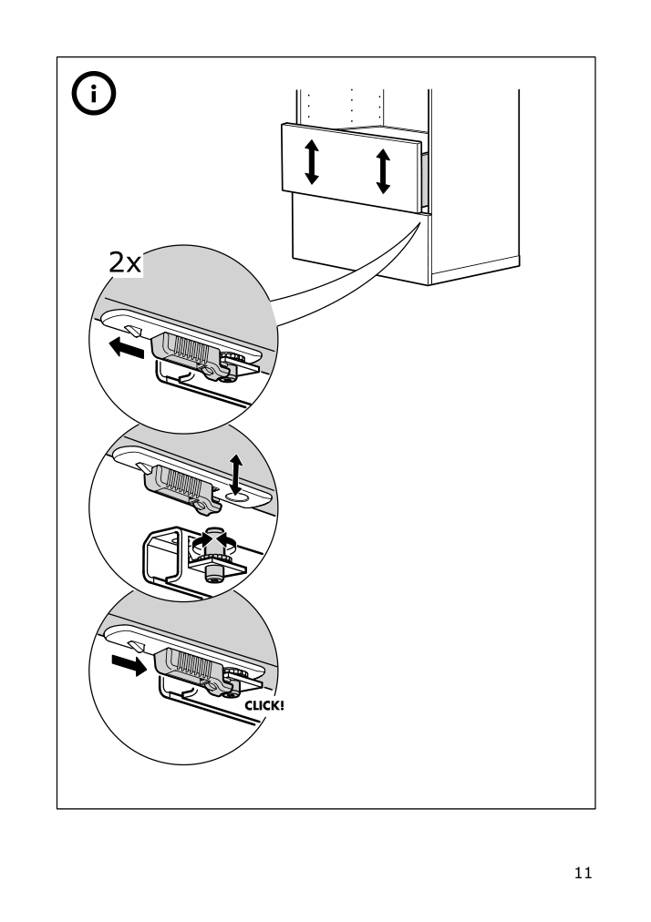 Assembly instructions for IKEA Besta drawer runner soft closing | Page 11 - IKEA BESTÅ storage combination with drawers 093.251.08