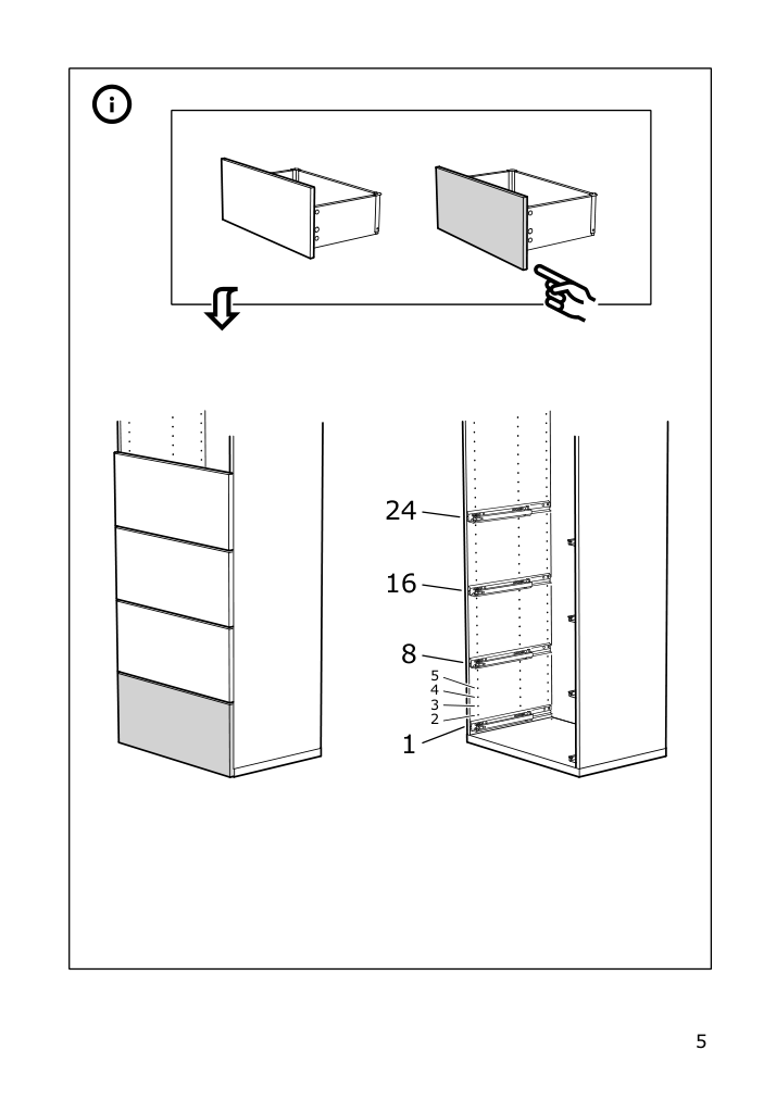 Assembly instructions for IKEA Besta drawer runner soft closing | Page 5 - IKEA BESTÅ storage combination w doors/drawers 193.246.22