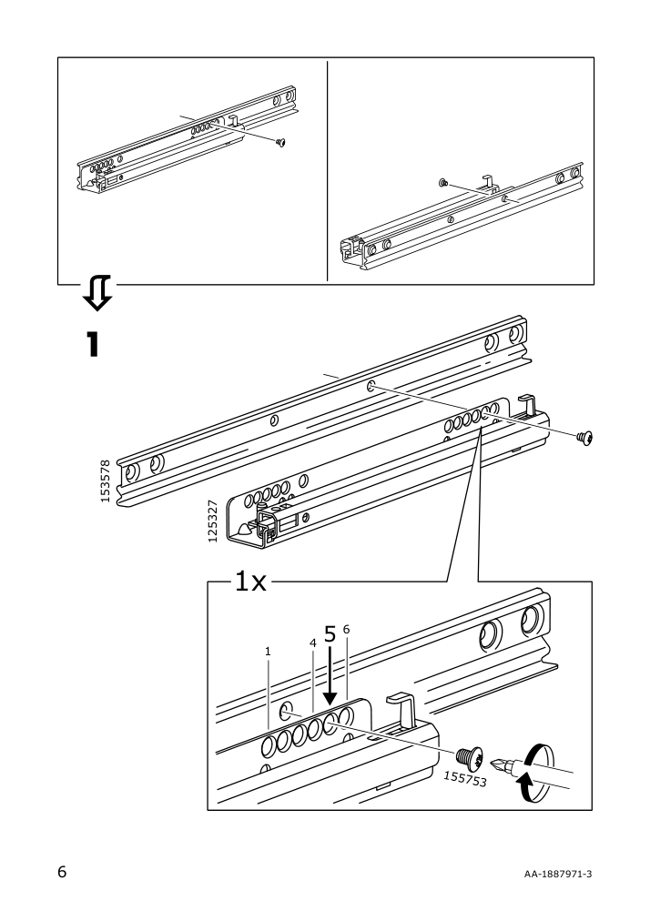 Assembly instructions for IKEA Besta drawer runner soft closing | Page 6 - IKEA BESTÅ TV unit with drawers and door 394.358.84