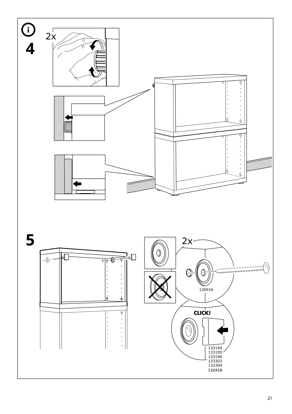 Assembly instructions for IKEA Besta frame black brown | Page 21 - IKEA BESTÅ TV storage combination/glass doors 695.693.63