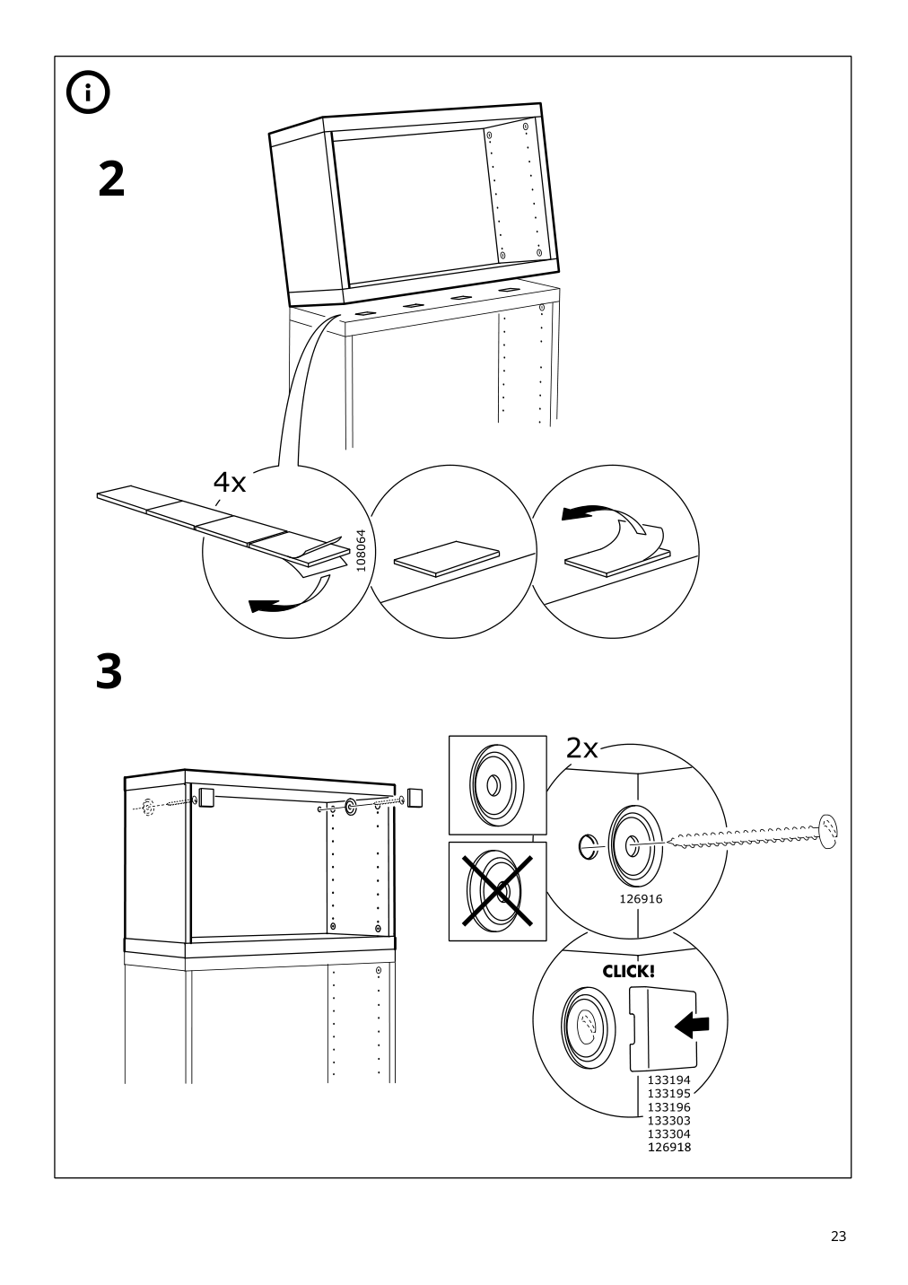 Assembly instructions for IKEA Besta frame black brown | Page 23 - IKEA BESTÅ TV storage combination/glass doors 795.687.92