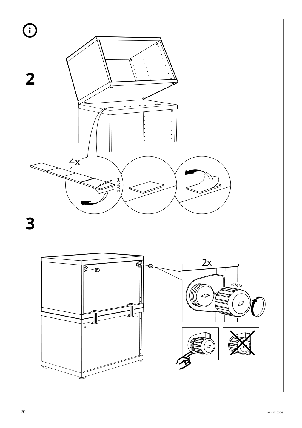 Assembly instructions for IKEA Besta frame black brown | Page 20 - IKEA BESTÅ TV storage combination/glass doors 895.693.62