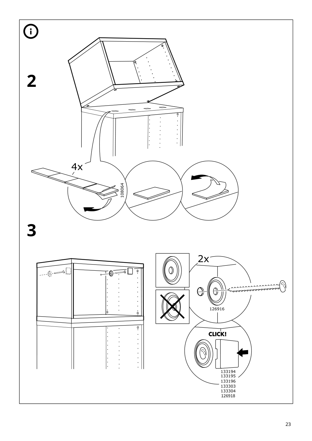 Assembly instructions for IKEA Besta frame black brown | Page 23 - IKEA BESTÅ TV storage combination/glass doors 994.110.31