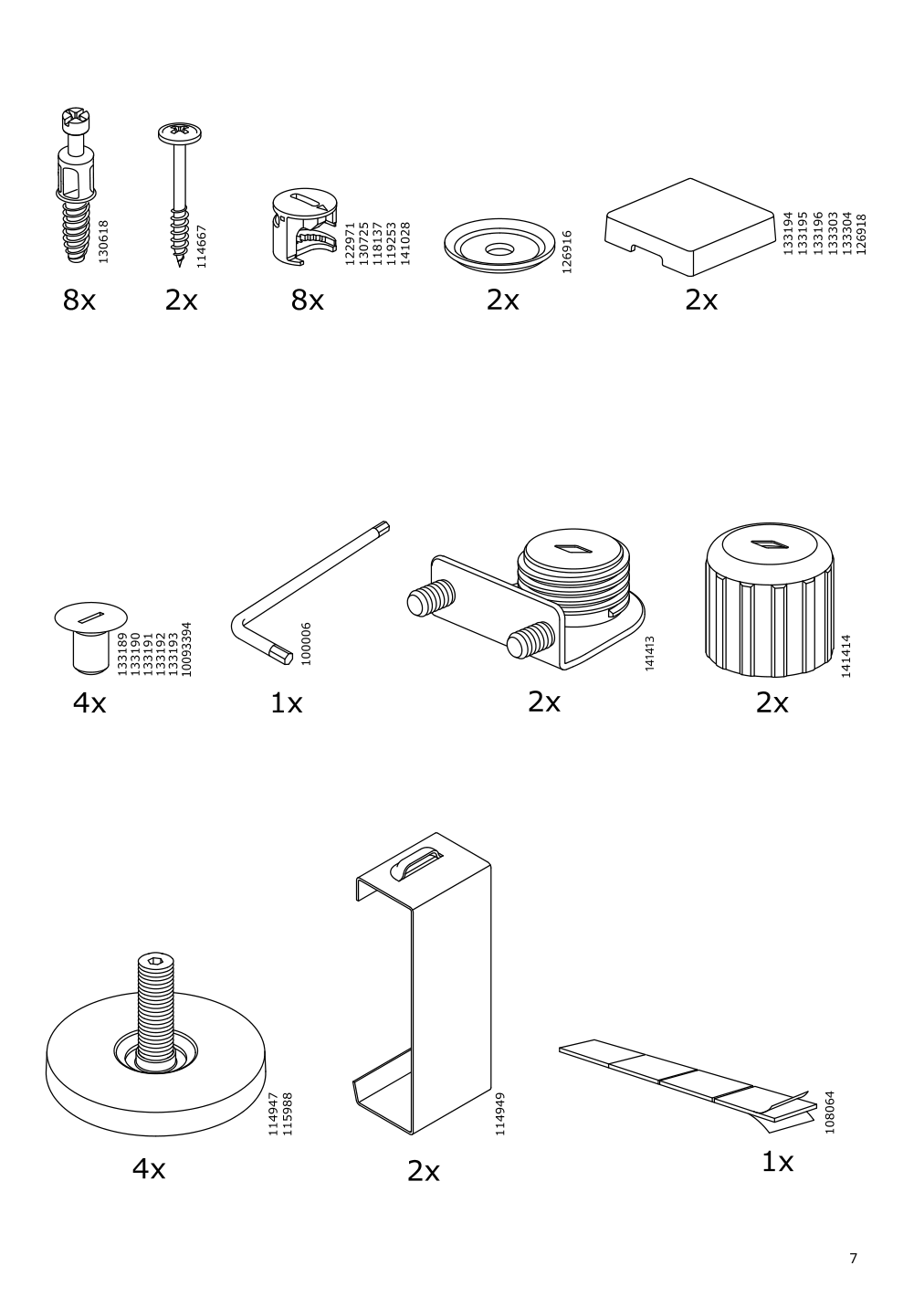 Assembly instructions for IKEA Besta frame black brown | Page 7 - IKEA BESTÅ TV storage combination/glass doors 895.693.62