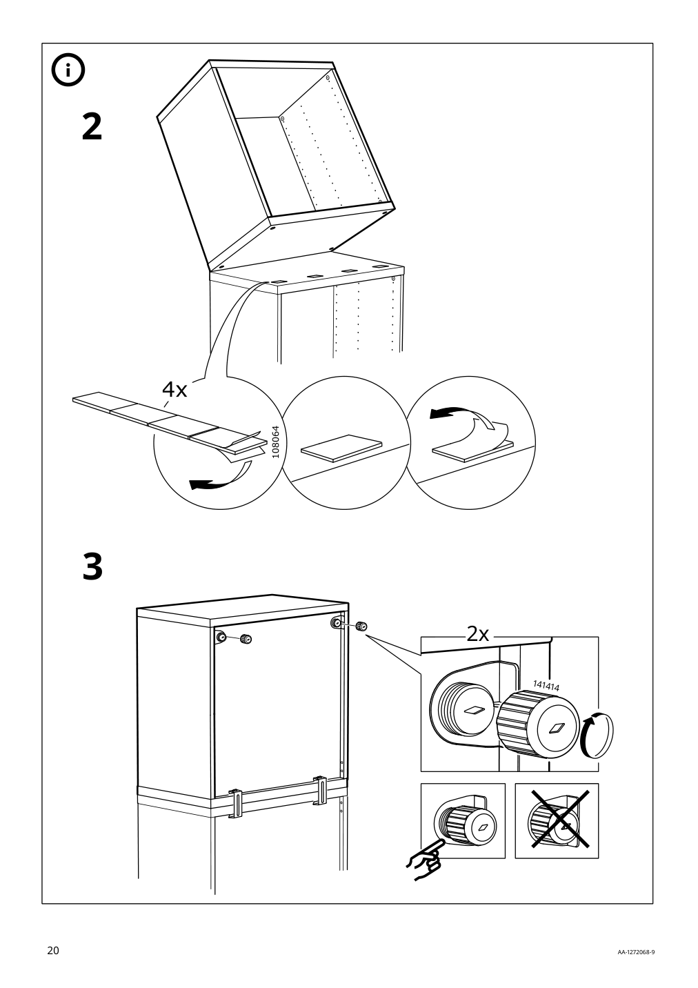 Assembly instructions for IKEA Besta frame black brown | Page 20 - IKEA BESTÅ TV storage combination/glass doors 794.067.14