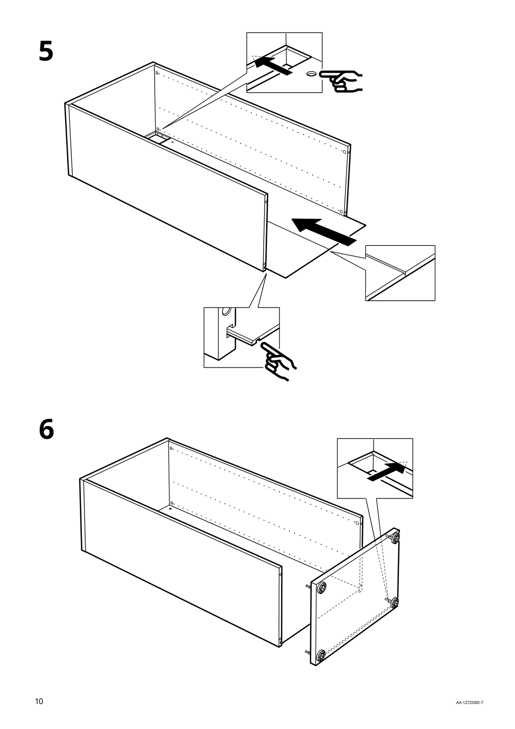 Assembly instructions for IKEA Besta frame black brown | Page 10 - IKEA BESTÅ TV storage combination/glass doors 793.295.46