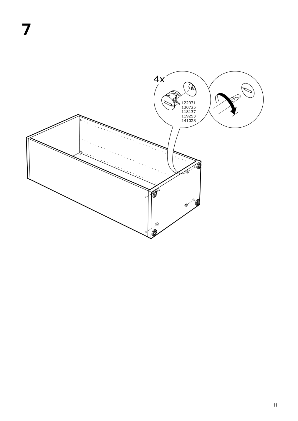 Assembly instructions for IKEA Besta frame black brown | Page 11 - IKEA BESTÅ / LACK TV storage combination 793.987.47