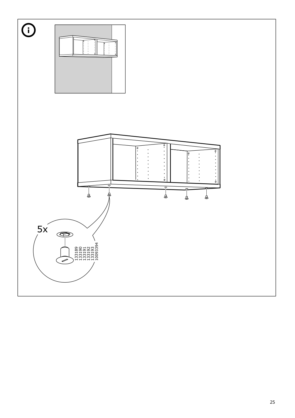 Assembly instructions for IKEA Besta frame black brown | Page 25 - IKEA BESTÅ TV storage combination/glass doors 994.110.31