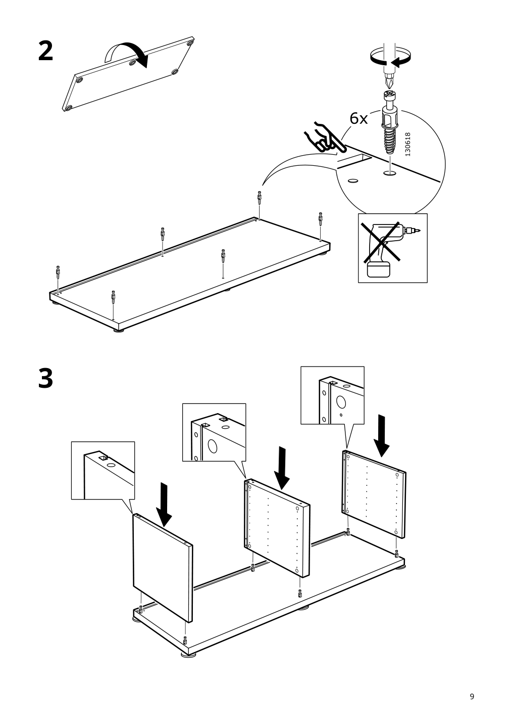 Assembly instructions for IKEA Besta frame black brown | Page 9 - IKEA BESTÅ storage combination w doors/drawers 194.360.40