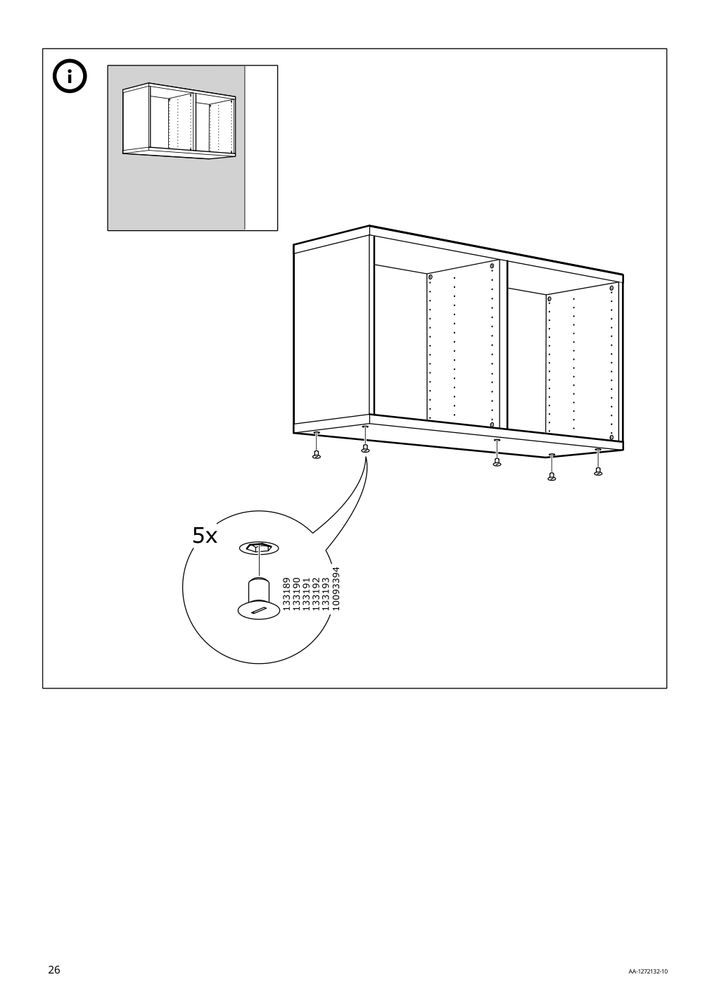 Assembly instructions for IKEA Besta frame white | Page 26 - IKEA BESTÅ storage combination with doors 194.188.90