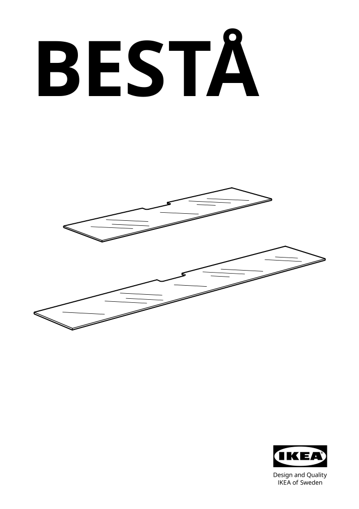 Assembly instructions for IKEA Besta top panel for tv glass white light green | Page 1 - IKEA BESTÅ top panel for TV 505.407.65