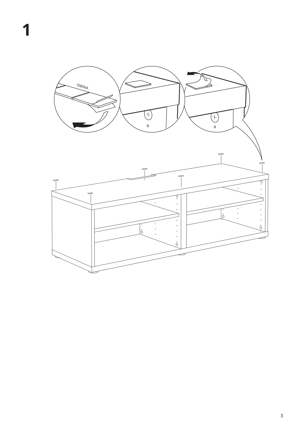 Assembly instructions for IKEA Besta top panel for tv oak veneer | Page 3 - IKEA BESTÅ top panel for TV 804.963.65