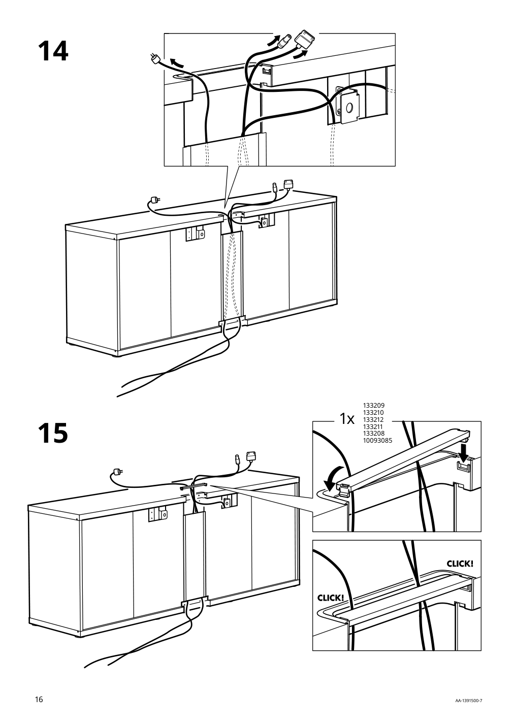 Assembly instructions for IKEA Besta tv unit black brown | Page 16 - IKEA BESTÅ TV storage combination/glass doors 995.688.52