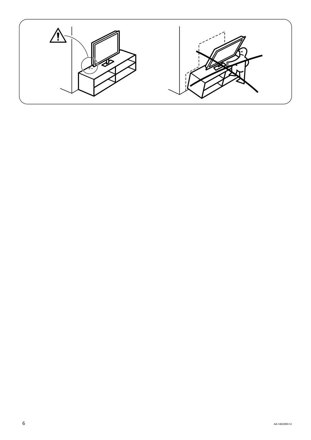 Assembly instructions for IKEA Besta tv unit dark gray | Page 6 - IKEA BESTÅ TV bench with doors 095.078.96