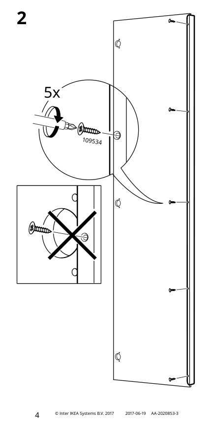 Assembly instructions for IKEA Billsbro handle white | Page 4 - IKEA BILLSBRO handle 203.343.09