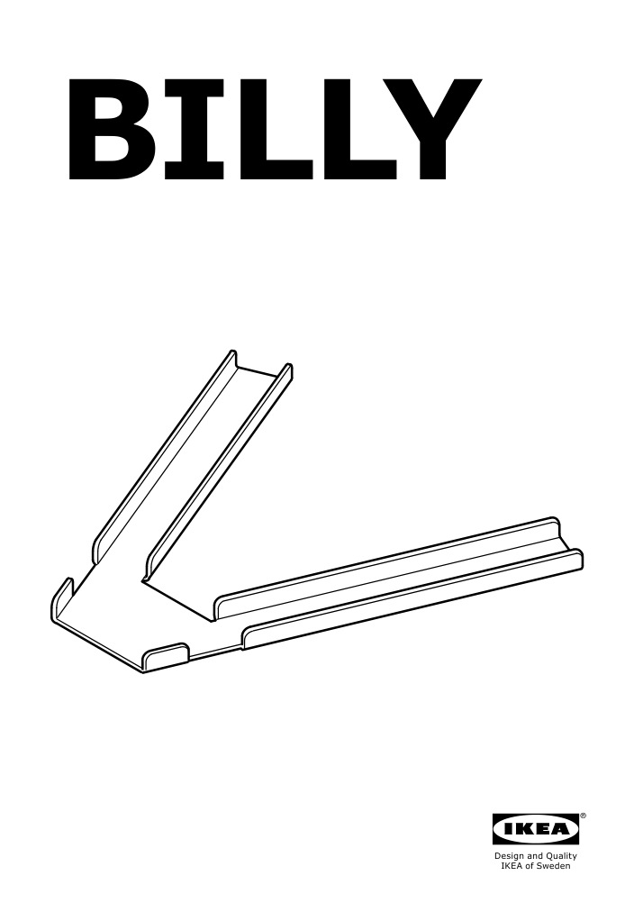 Assembly instructions for IKEA Billy corner hardware galvanized | Page 1 - IKEA BILLY bookcase 290.233.98