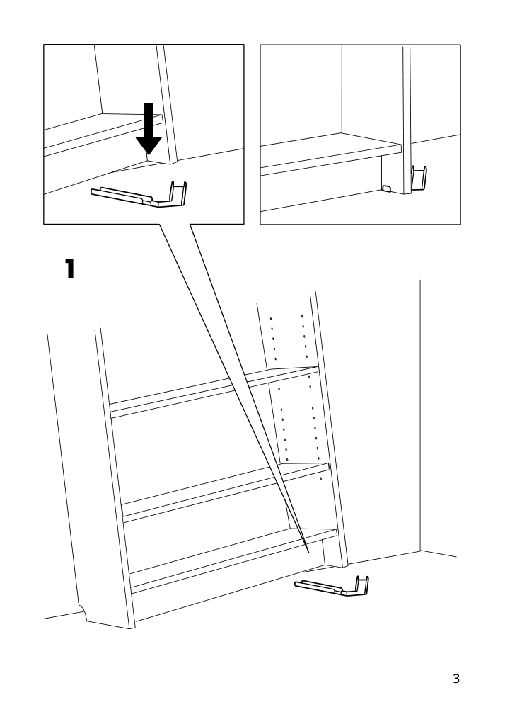 Assembly instructions for IKEA Billy corner hardware galvanized | Page 3 - IKEA BILLY bookcase 290.233.98