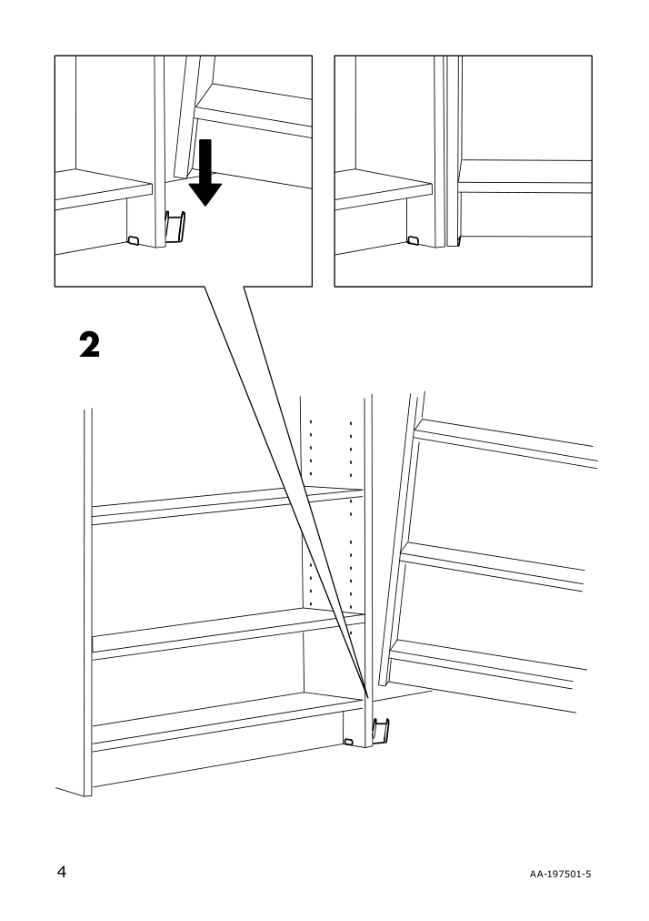 Assembly instructions for IKEA Billy corner hardware galvanized | Page 4 - IKEA BILLY bookcase 290.233.98