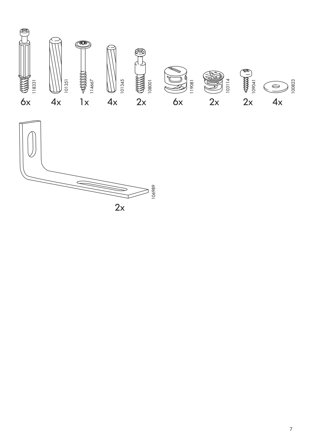 Assembly instructions for IKEA Billy height extension unit birch veneer | Page 7 - IKEA BILLY / OXBERG bookcase 990.234.08