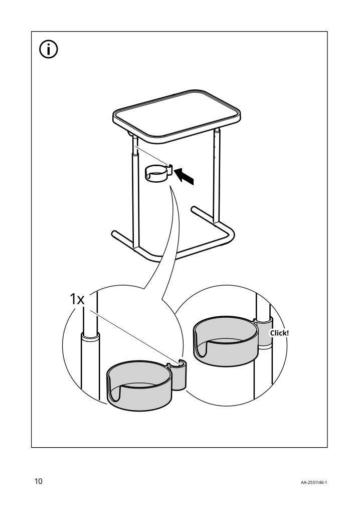 Assembly instructions for IKEA Bjoerkasen laptop stand brown orange | Page 10 - IKEA BJÖRKÅSEN laptop stand 805.819.24