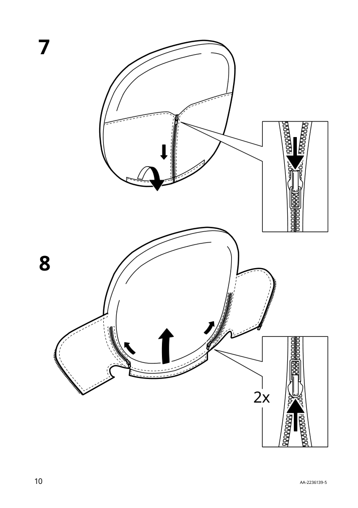 Assembly instructions for IKEA Bjoerkberget swivel chair idekulla blue | Page 10 - IKEA LOMMARP/BJÖRKBERGET desk and storage combination 594.365.47