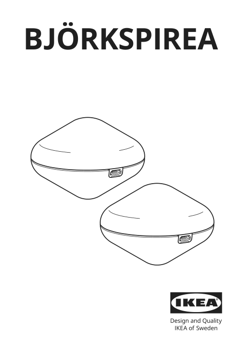 Assembly instructions for IKEA Bjoerkspirea led decorative light brass color diamond shaped | Page 1 - IKEA BJÖRKSPIREA LED decorative light 705.301.00