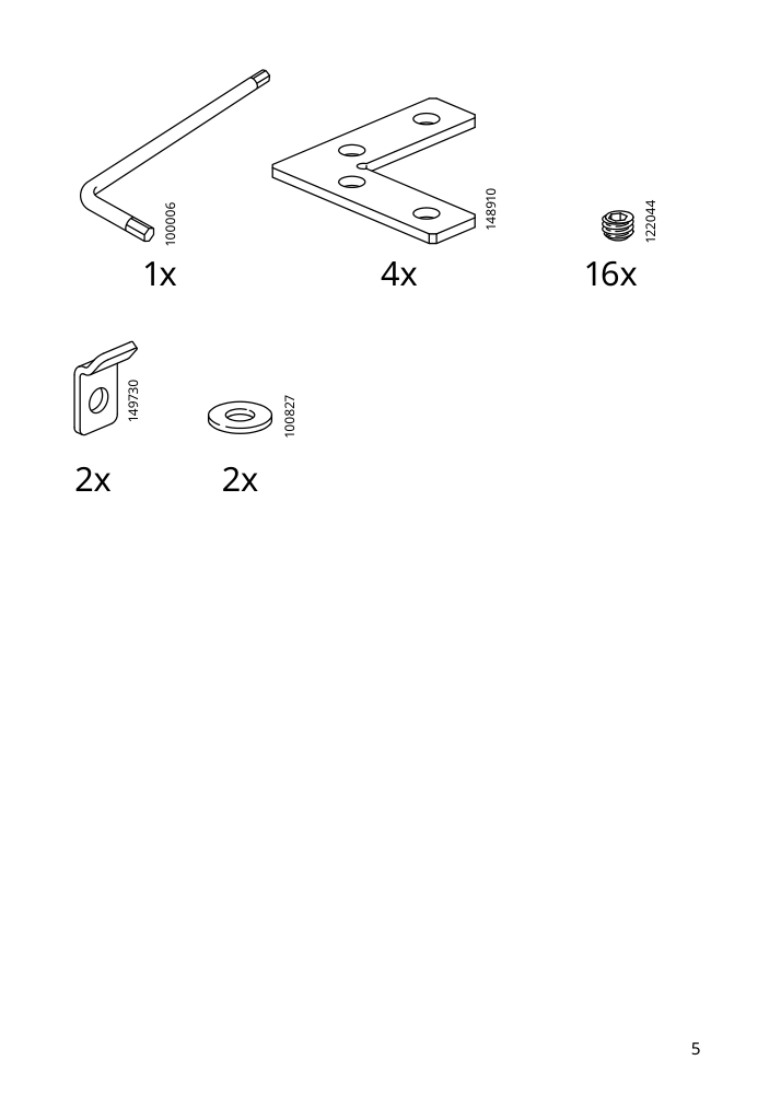 Assembly instructions for IKEA Bjoerksta frame aluminum color | Page 5 - IKEA BJÖRKSTA picture and frame 494.716.02