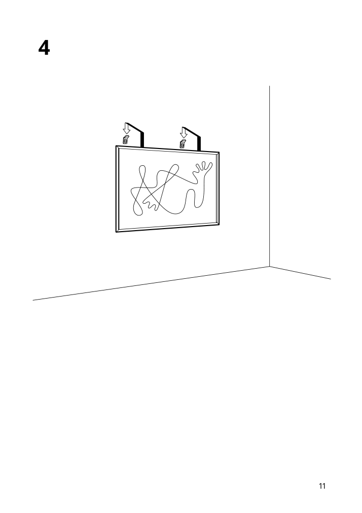 Assembly instructions for IKEA Bjoerksta frame black | Page 11 - IKEA BJÖRKSTA picture and frame 295.089.27