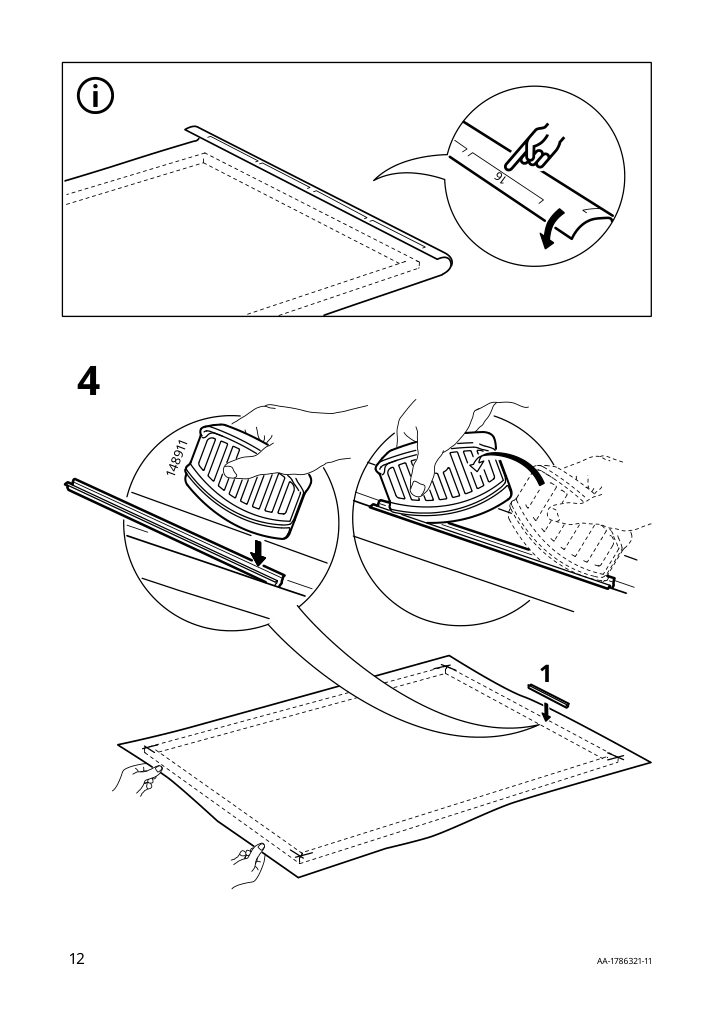 Assembly instructions for IKEA Bjoerksta picture look up | Page 12 - IKEA BJÖRKSTA picture and frame 994.716.14