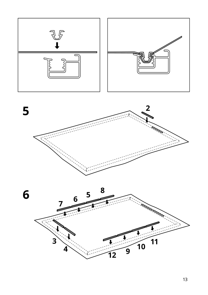 Assembly instructions for IKEA Bjoerksta picture look up | Page 13 - IKEA BJÖRKSTA picture and frame 494.716.16