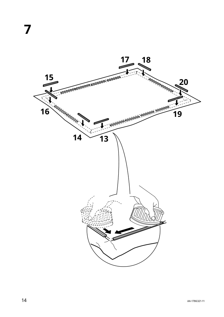 Assembly instructions for IKEA Bjoerksta picture look up | Page 14 - IKEA BJÖRKSTA picture and frame 494.716.16