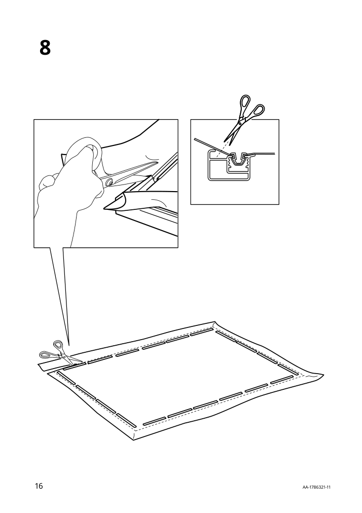 Assembly instructions for IKEA Bjoerksta picture look up | Page 16 - IKEA BJÖRKSTA picture and frame 494.716.16