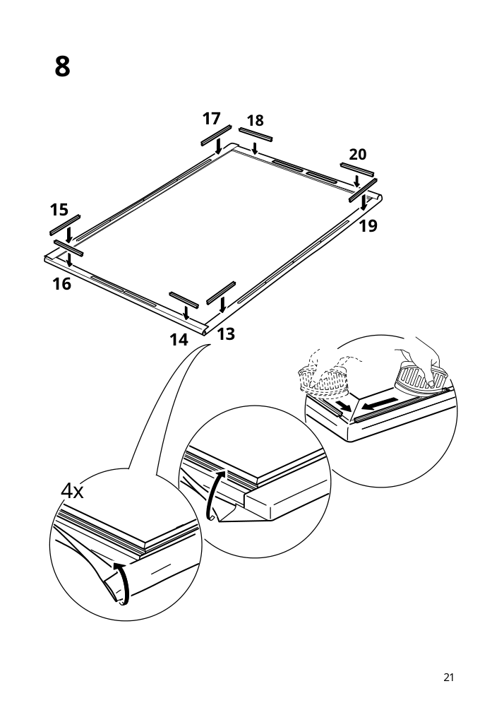 Assembly instructions for IKEA Bjoerksta picture look up | Page 21 - IKEA BJÖRKSTA picture and frame 994.716.14