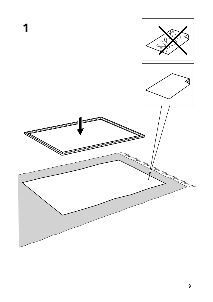 Assembly instructions for IKEA Bjoerksta picture look up | Page 9 - IKEA BJÖRKSTA picture and frame 994.716.14