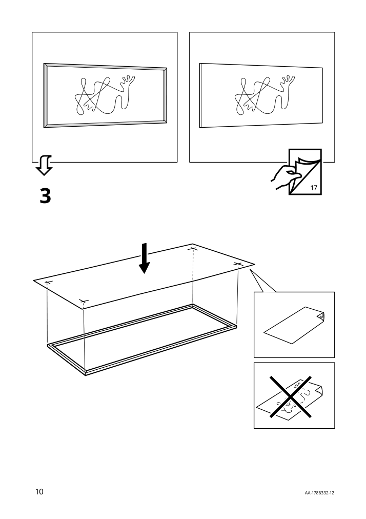 Assembly instructions for IKEA Bjoerksta picture stones | Page 10 - IKEA BJÖRKSTA picture and frame 494.716.02