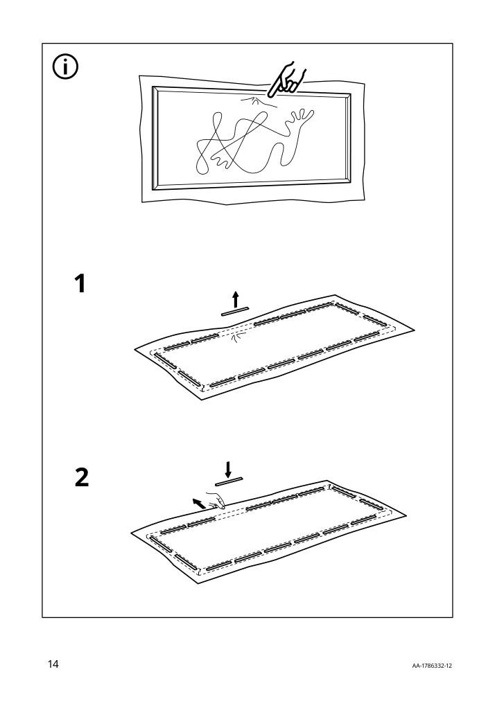 Assembly instructions for IKEA Bjoerksta picture stones | Page 14 - IKEA BJÖRKSTA picture and frame 494.716.02