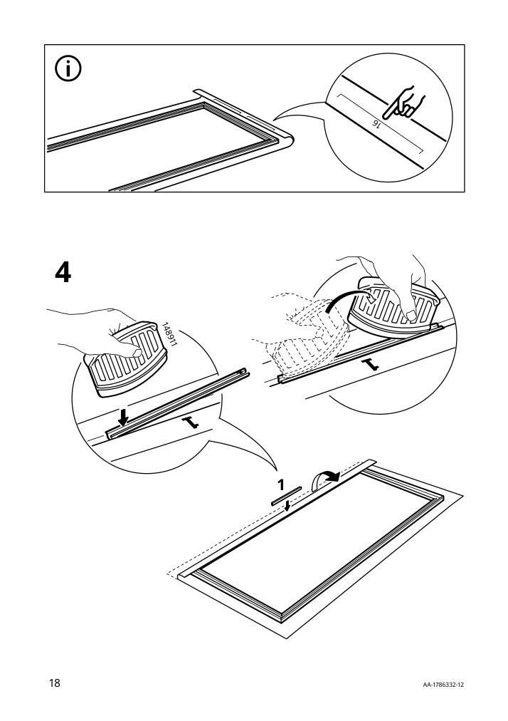 Assembly instructions for IKEA Bjoerksta picture stones | Page 18 - IKEA BJÖRKSTA picture and frame 294.716.03