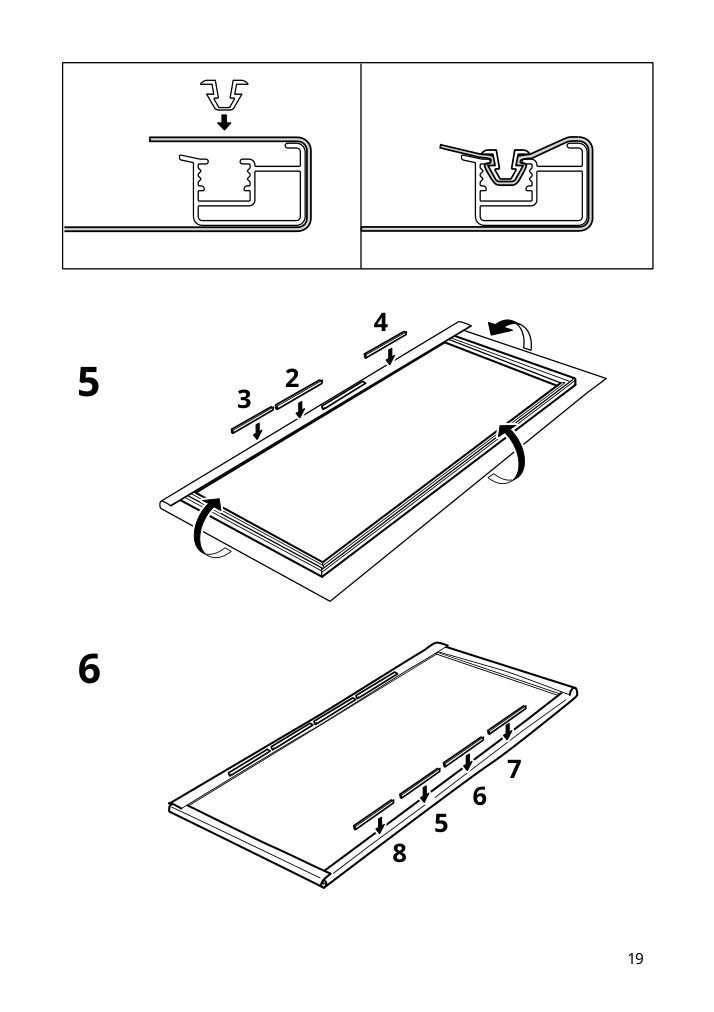 Assembly instructions for IKEA Bjoerksta picture stones | Page 19 - IKEA BJÖRKSTA picture and frame 494.716.02