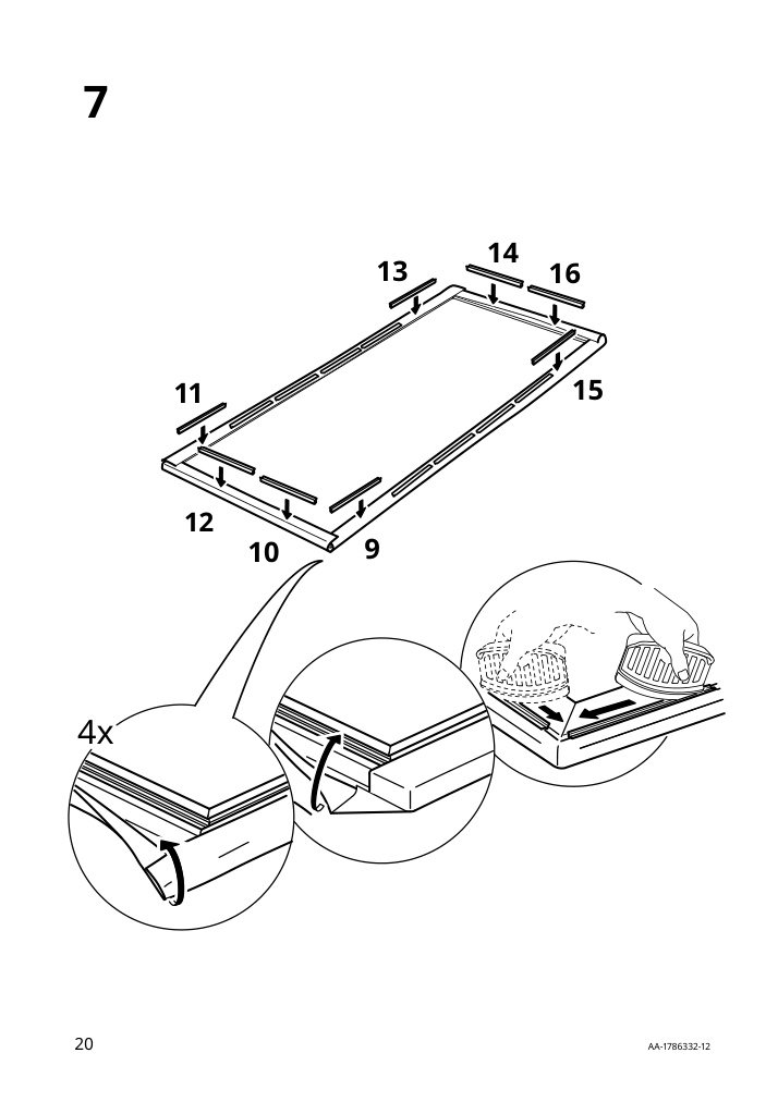 Assembly instructions for IKEA Bjoerksta picture stones | Page 20 - IKEA BJÖRKSTA picture and frame 294.716.03