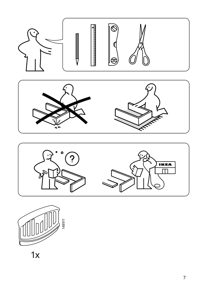 Assembly instructions for IKEA Bjoerksta picture stones | Page 7 - IKEA BJÖRKSTA picture and frame 294.716.03