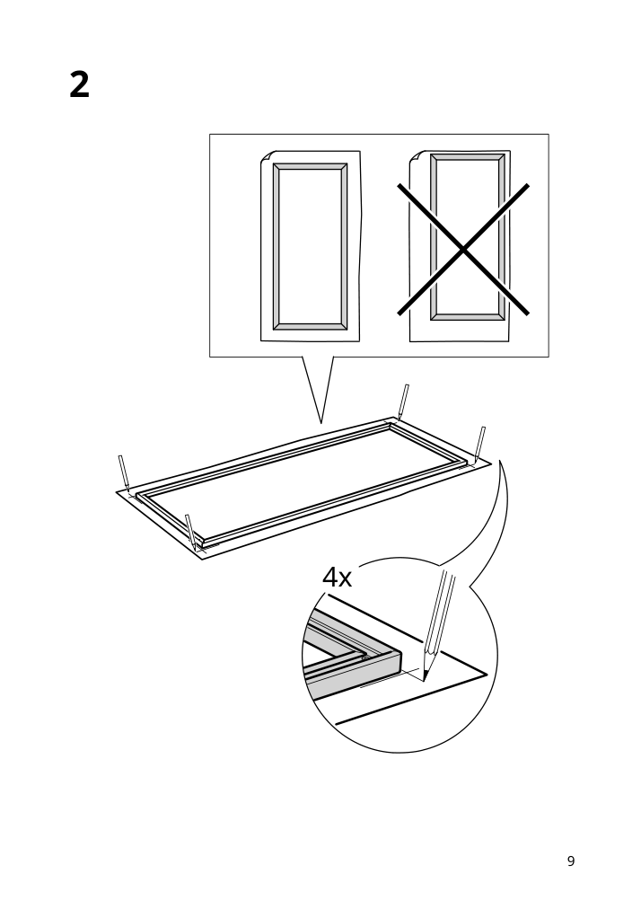 Assembly instructions for IKEA Bjoerksta picture stones | Page 9 - IKEA BJÖRKSTA picture and frame 294.716.03