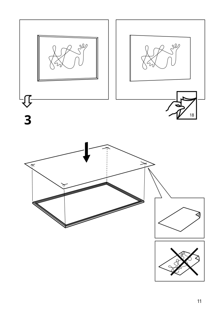 Assembly instructions for IKEA Bjoerksta picture horses at the water s edge | Page 11 - IKEA BJÖRKSTA picture and frame 595.089.02