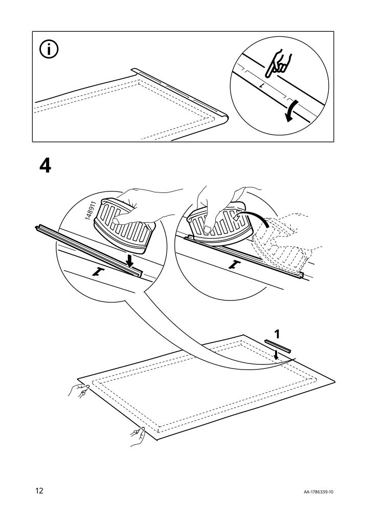 Assembly instructions for IKEA Bjoerksta picture horses at the water s edge | Page 12 - IKEA BJÖRKSTA picture and frame 595.089.02