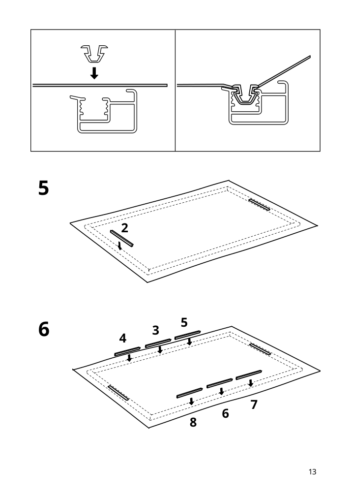 Assembly instructions for IKEA Bjoerksta picture horses at the water s edge | Page 13 - IKEA BJÖRKSTA picture and frame 595.089.02