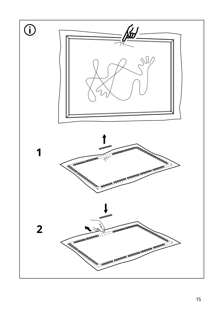 Assembly instructions for IKEA Bjoerksta picture horses at the water s edge | Page 15 - IKEA BJÖRKSTA picture and frame 595.089.02