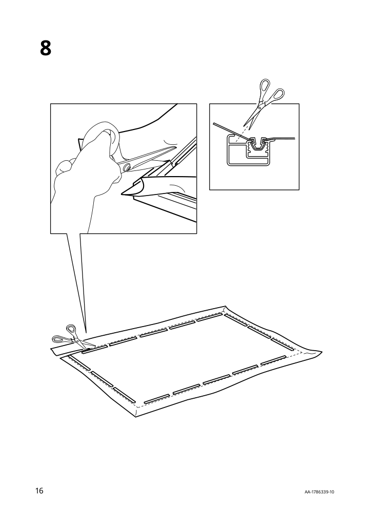 Assembly instructions for IKEA Bjoerksta picture horses at the water s edge | Page 16 - IKEA BJÖRKSTA picture and frame 595.089.02