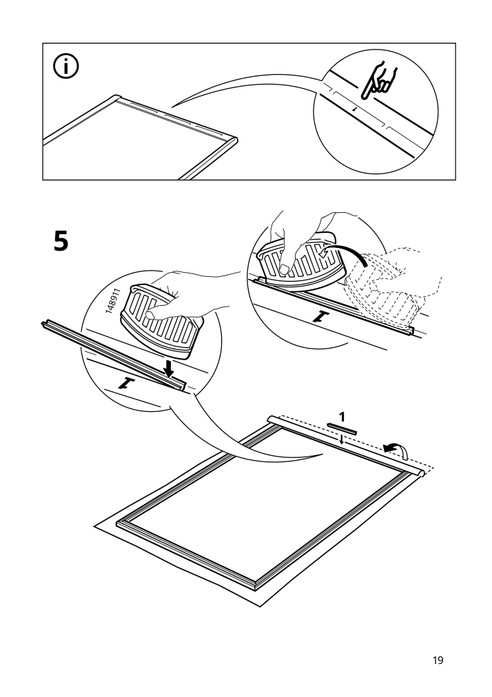 Assembly instructions for IKEA Bjoerksta picture horses at the water s edge | Page 19 - IKEA BJÖRKSTA picture and frame 595.089.02