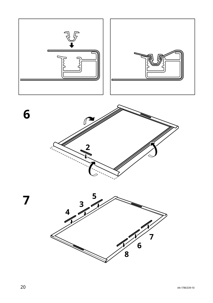 Assembly instructions for IKEA Bjoerksta picture horses at the water s edge | Page 20 - IKEA BJÖRKSTA picture and frame 595.089.02