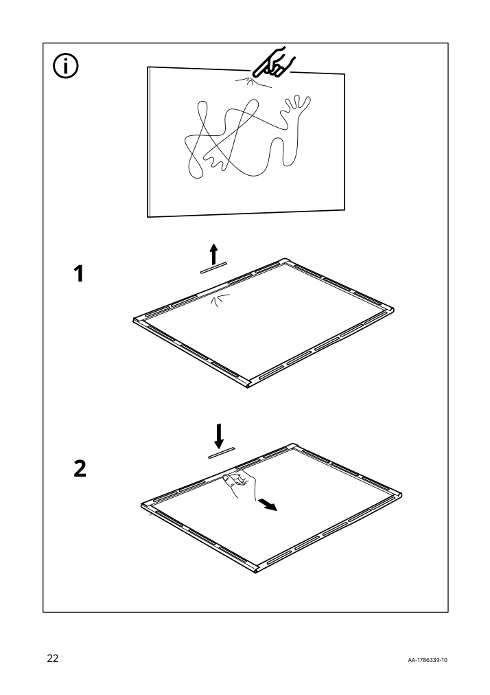 Assembly instructions for IKEA Bjoerksta picture horses at the water s edge | Page 22 - IKEA BJÖRKSTA picture and frame 595.089.02